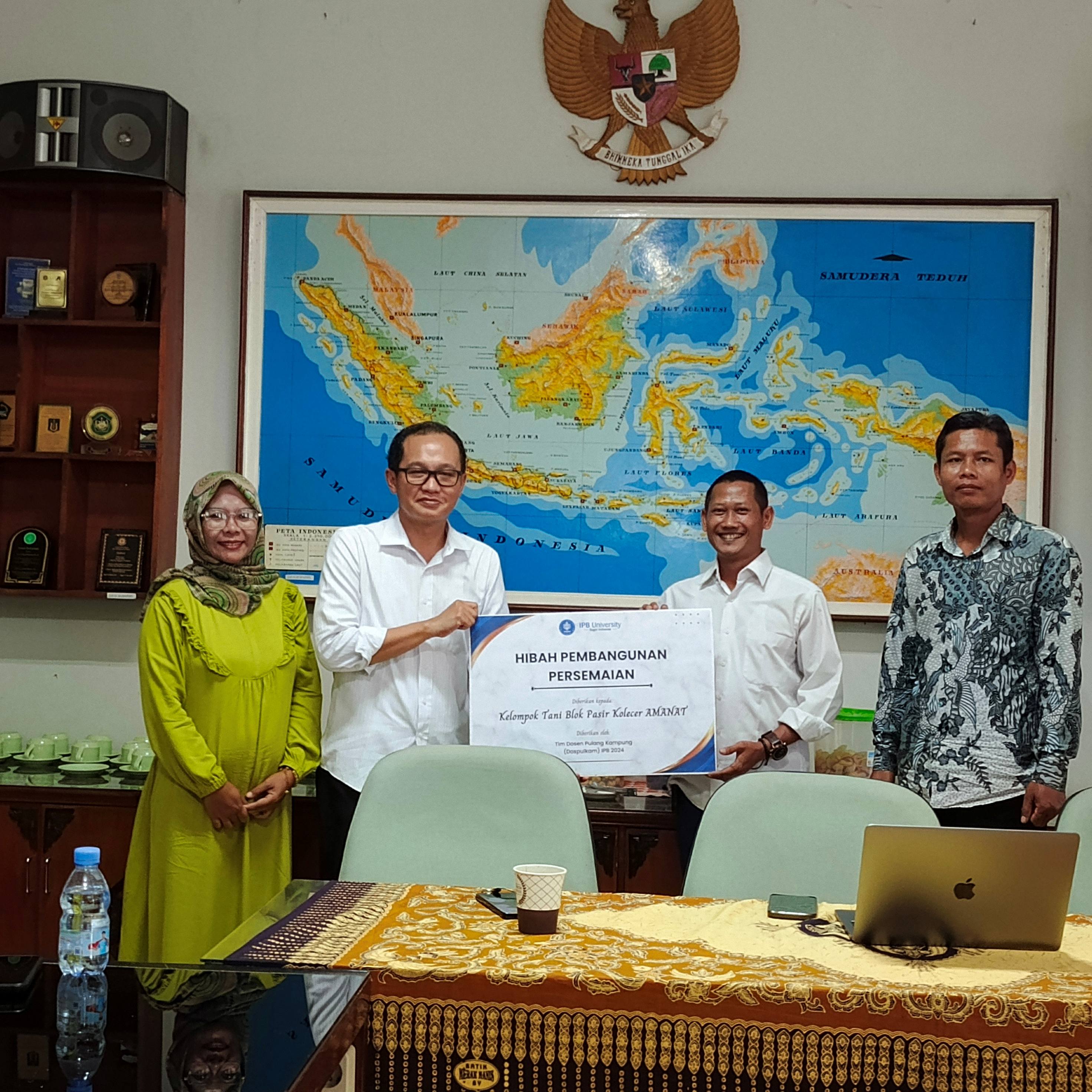 Gelar Soft Launching Wakaf Pohon, Daulat Umat bersama IPB University Ajak Masyarakat Bantu Masyarakat Nanggung Wujudkan Agroforesti Talun